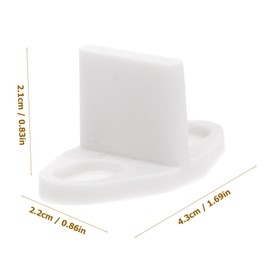 Zerodeko 2Pcs Sliding Door Stopper Pom Barn Door Floor Guides for Control User Friendly Design for Sliding Barn Standard Doors