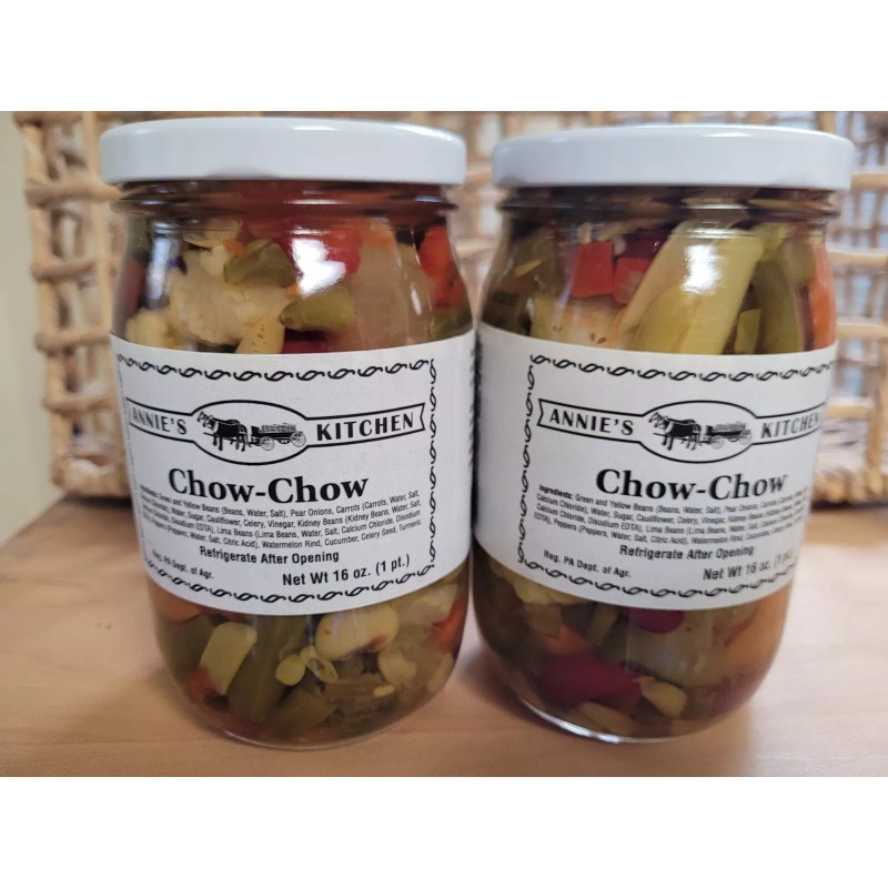 Annie's Kitchen 2 pints pickled PA Dutch style Chow chow;
