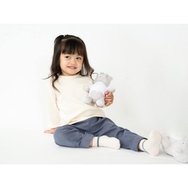 Snugabye Organic Toddler Turned-Cuff Pants (Folkstone Grey) 4T