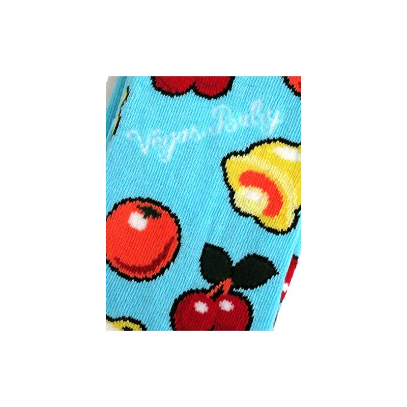 Mens Blue Fruit Machine Vegas Baby Socks UK Size 6-11