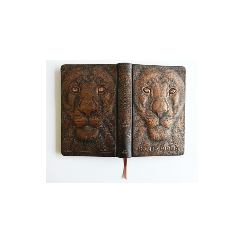 Biblia RVR 1960 Letra Grande Tamaño Manual León de Judá