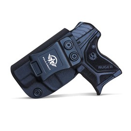 Ruger LCP 2 Holster IWB Kydex Holster Custom Fit: Ruger LCP II/LCP 2 Pistol - Inside Waistband - Adj. Cant Retention - Cover Mag-Button - No Wear - No Jitter (Black, Left Hand Draw (IWB))