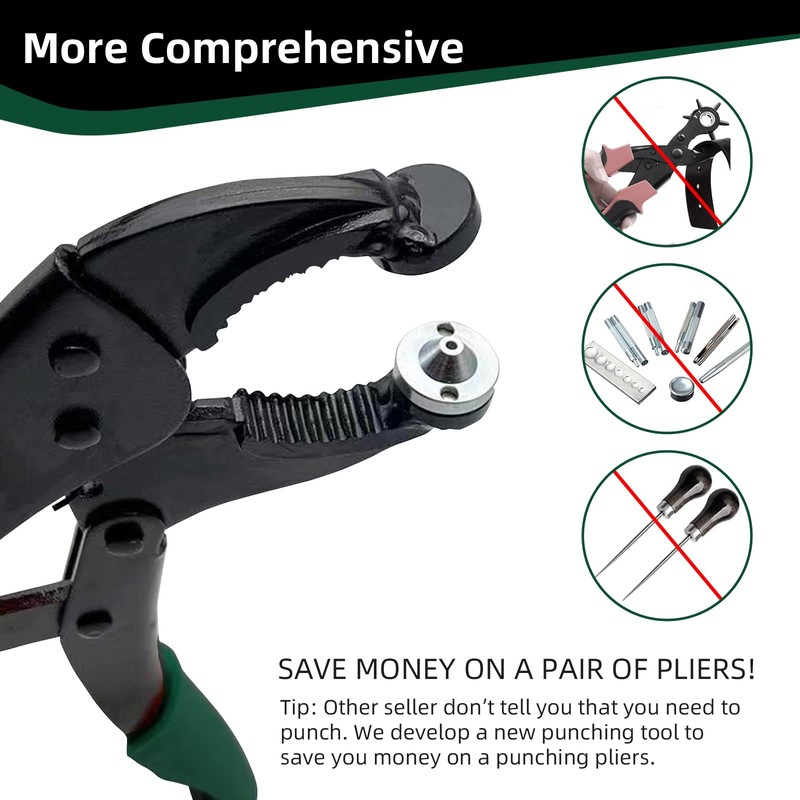 Heavy Duty Snap Fastener Tool Adjustable Vice Grip Snap Setter