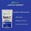 🌿💊 Wellthy NAC | N-Acetilcisteína 600mg | 180 Cáps |