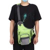 Polyester Multifunctional Fishing Tackle Crossbody Bag with Adjustable Shoulder Straps(Green