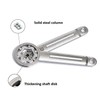 QBOSO Lid Support Hinge in Satin Nickel Folding Lid Stay