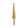 3 Pcs Small HSS Step Ti Cone Drill Hole Cutter