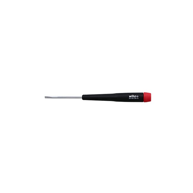 Wiha 96030 - Destornillador ranurado con mango de precisión, 3