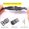 RCNZWQB Resin Replacement Watch Band for Casio MCW-100H WS-220 HDD-S100