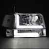 DimFlux LED DRL Headlight Assembly, Headlights Kit Compatible with 1992-1996