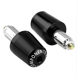 Handlebar Ends Motorcycle 22 mm 7/8 Inch Aluminium Handlebar Weights Motorcycle Universal for Sports Bike, Street Bike, Cruiser, Scooter, Milled Handlebar Ends with Anodizing, Compatible with Handles