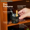 Orafie 2.4" Tiny Mortar and Pestle Set with Wooden Spoon,