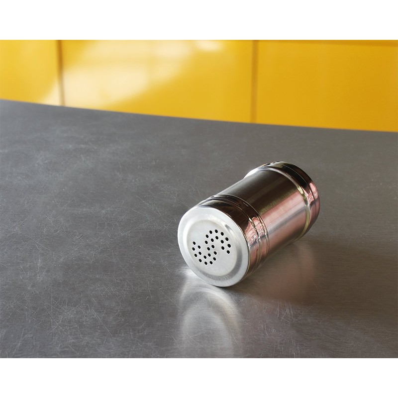 Stainless Steel Salt and Pepper Shakers Set for Kitchen Condiments