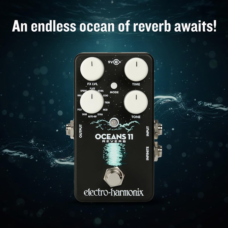 Electro-Harmonix Oceans 11 Reverb Pedal