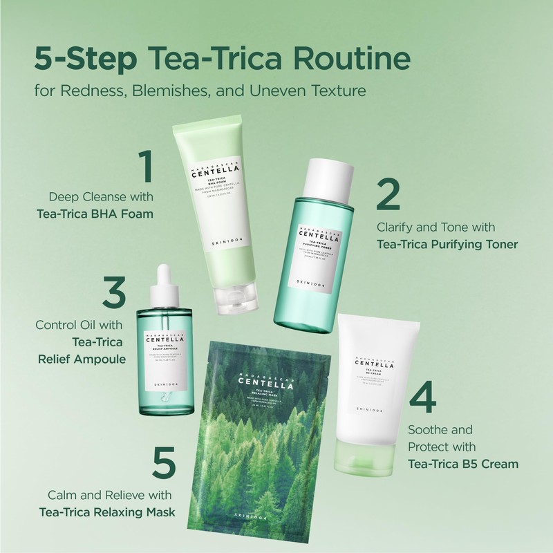 SKIN1004 Tea Trica Relief Ampoule 100ml / Tea-Trica Relief Ampoule