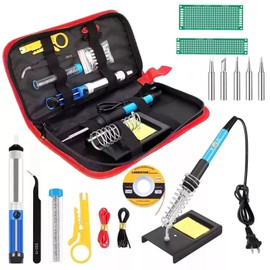 60W Electric Soldering Iron Welding Gun Tool Kit Solder Wire Desoldering Pump