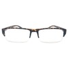 Incredible Bargains The Logan Half-Rim Readers, Stylish Rectangle Half Frame