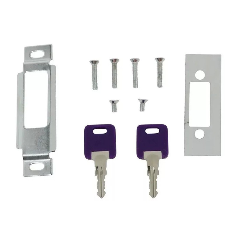 RV Paddle Entry Door Lock Latch Handle Knob Deadbolt Camper