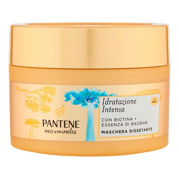 Pantene Pro-V Miracles Biotin and Essence Thirst Quenching Mask by Baobab Pro-Vitamin B5, 160 ml