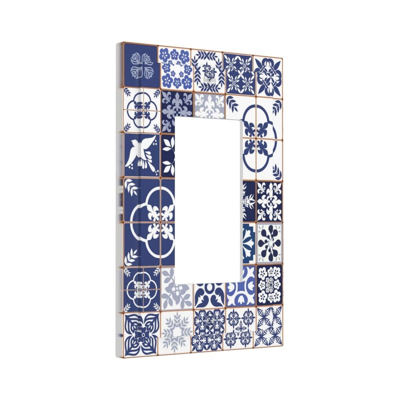 Mexican Ceramic Tiles Decorative Outlet Light Switch Cover Single Rocker