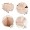 Zerodeko Tofu Maker Wooden Pressing Mold Household DIY Tofu Mould