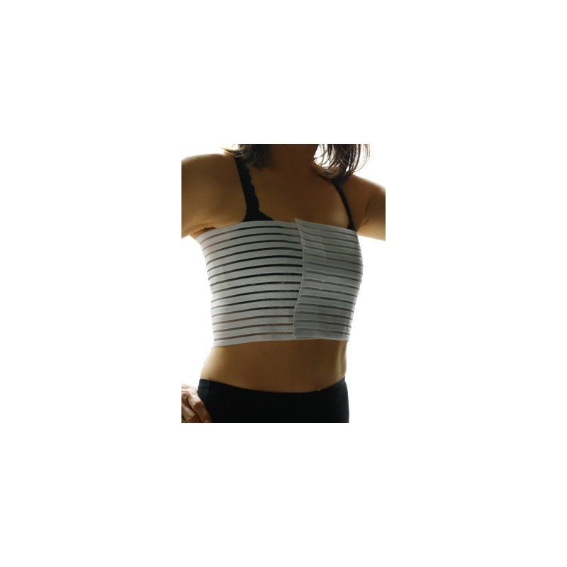 Alpha Medical Elasto-Fit Adjustable Breast and Chest Compression Wrap –