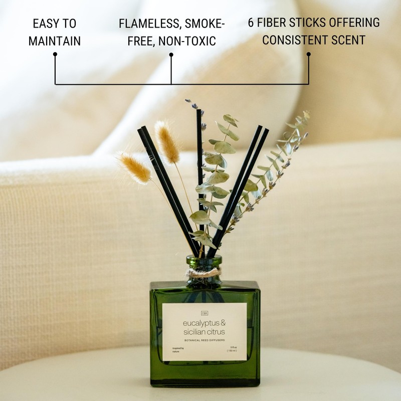 Craft & Kin Reed Diffuser with Dried Flowers | 5