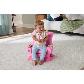 Fisher-Price Toddler Learning Toy Laugh & Learn Smart Stages Chair, Pink with Music Lights & Activities for Kids Ages 1+ Years