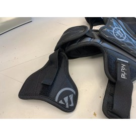 Warrior New Youth S M L XL Warrior Burn Next Shoulder Pads Lacrosse Black Boys Girls - Large