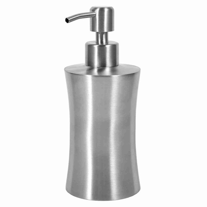 304 Stainless Steel Bathroom Shower Pump Lotion Dispenser Liquid Bottle