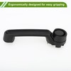 HOPESPANNER No.55395410AH Tailgate Handle Replacement for Jeep Wrangler 2007-2017 Black