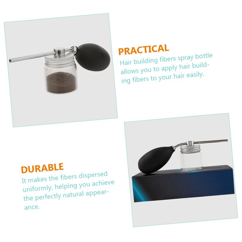 MERRYHAPY Fiber Powder Sprayer Easy Portable Powder Dispenser for Travel
