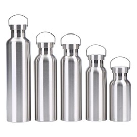Asdays Thermos Pot Water Bottle Cold Water Bottle Thermal Pot Stainless Steel Bottle Leak Proof Water Bottle Silver (350ml)