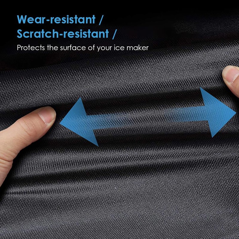 COOSOO Ice Maker Cover Ice Machine Cover Compatible with Countertop
