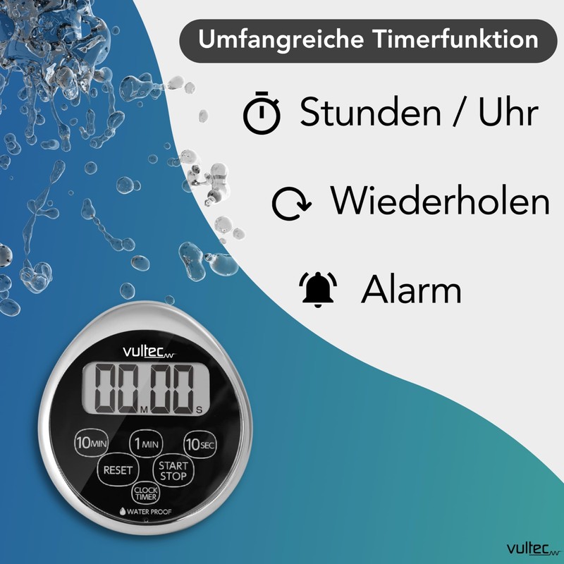 Shower Timer – Digital Waterproof Timer – Shower Timer –