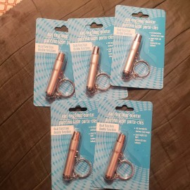 Greenbrier Key Ring Laser Pointers Bright Red Led Power Point  Cat Dog Toy New