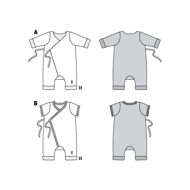 Burda Sewing Pattern 9314 Stampler [Baby 56-86] for Sewing Yourself,