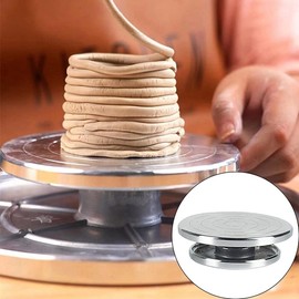 Sknrlko Heavy Duty Sculpture Wheel Turntable Ceramic Stand Rotating DIY Tool Art Platform for Model Making - 15 cm