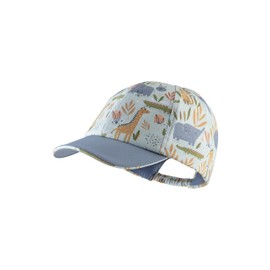 Sterntaler Baseball Cap Safari - Boys' Baseball Cap Made of Flame Yarn Jersey with All-Over Print - Summer Cap Elastic with Elastic Band - Sporty Baby and Children's Visor Cap UV Protection 50+, ice