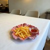 Minigift 11 Inch Ceramic Chip & Dip Serving Tray |