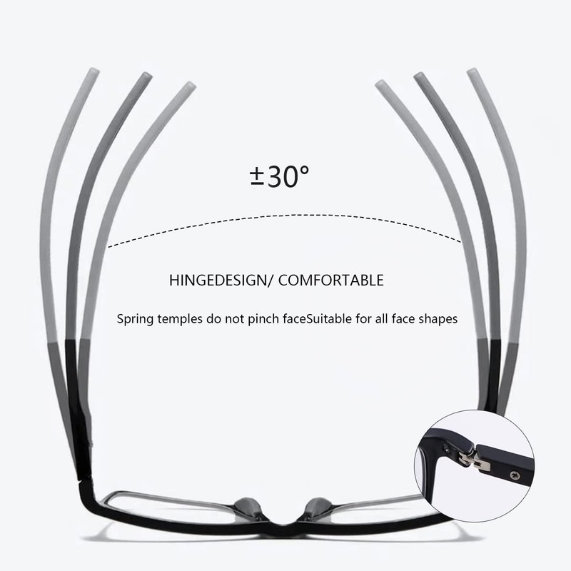 YIMI Progressive Photochromic Multifocus Reading Glasses for Men Women Spring