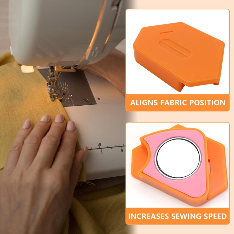 TYBYBB Pack of 2 Magnetic Seam Guide Polygonal Multifunctional Seam