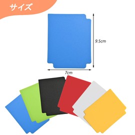 Samcos Card Separators, 6 Colors, 36 Pieces, Dividers, Deck Case, Perfect for Organizing, Sorting, Storage, Card Games, Cards