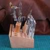 68 Styles Leather Holder Tool Wooden, Professional Leather Punch Craft