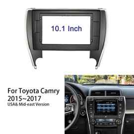 Fits for Toyota Camry 2015 2016 2017 USA Version Car Radio Stereo Fascia Frame Double DIN 10.1 inch Dash Installation Mounting Kit