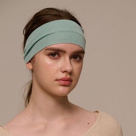 Sports Headband New Solid Color Elastic Headband Edge Scarf Yoga for Europe and America Fitness Camel Anaconda