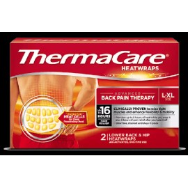 Performance Health Supply *2-Pieces* ThermaCare Heatwraps Advanced Back Pain Therapy L-XL 081144658