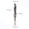 TOP-VIGOR 18mm Reduced Shank Twist Drill Bits with 10mm Shank,