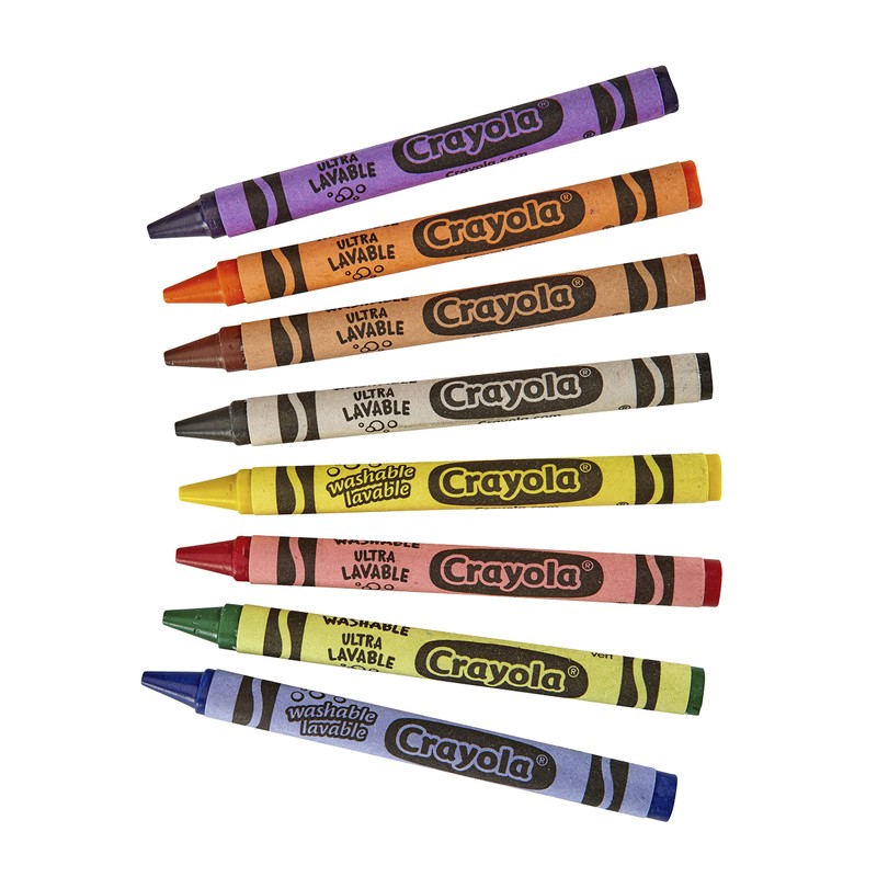 Crayola Ultra Clean Washable Color Max Crayons, Standard Size, Set