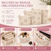 Cosmetic Bag Organizer Travel, Compact Lightweight Accessory for Travel and